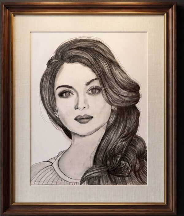 Aerin Zara Pencil Portrait