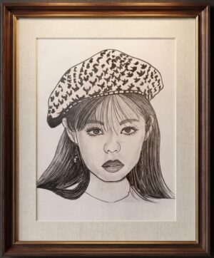 Aerin Zara Pencil Portrait