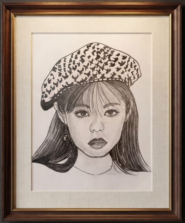 Aerin Zara Pencil Portrait