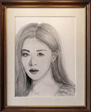 Aerin Zara Pencil Portrait