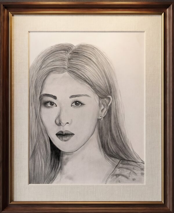 Aerin Zara Pencil Portrait