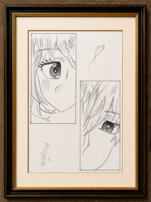 your name – anime eyes sketch